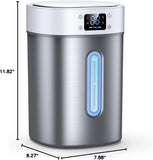 Load image into Gallery viewer, 4L Ultrasonic Cool Mist Humidifier with 304 Stainless Steel Tank, Auto Humidity Control, Night Light, and Timer - For Large Rooms and Baby