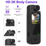 Load image into Gallery viewer, 2K Full HD Sport&amp; Action Video Cameras for Body Mounted Camera Night Vision Digital Video Recorder 1.3inch Bodycam Police Camera