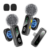 Load image into Gallery viewer, Professional Wireless Lavalier Microphone Plug and Play, with LED Power Display for Content Creators Recording, Live Streaming