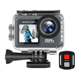 Load image into Gallery viewer, 5K 4K 60FPS Action Camera Anti-shake WIFI Sports DV Cam Dual Screen Outdoor Cycling Camera 170° Wide Angle with Remote Control