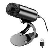 Load image into Gallery viewer, Professional Wired Condenser conference Microphone gooseneck desktop High voice quality Mic Computer Gaming USB Microphone